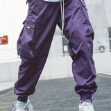 Joggers cargo para hombre con múltiples bolsillos