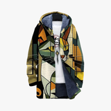 Chaqueta con capucha de gato