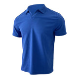 Polo para hombre INS con solapa de waffle y manga corta