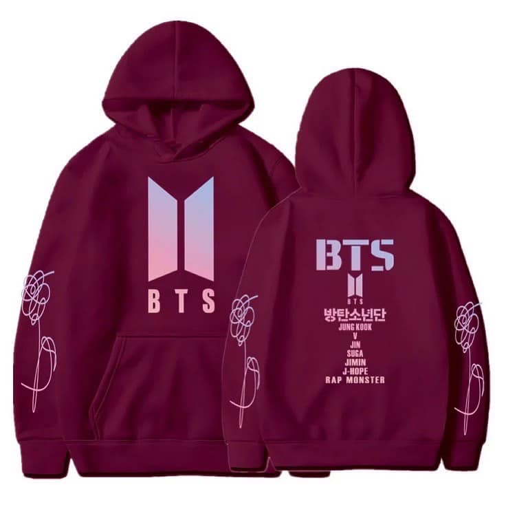 Sudadera con capucha unisex BTS