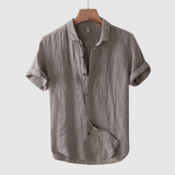 Camisa Clásica de Lino para Hombre – Transpirable, Ligera y Elegante