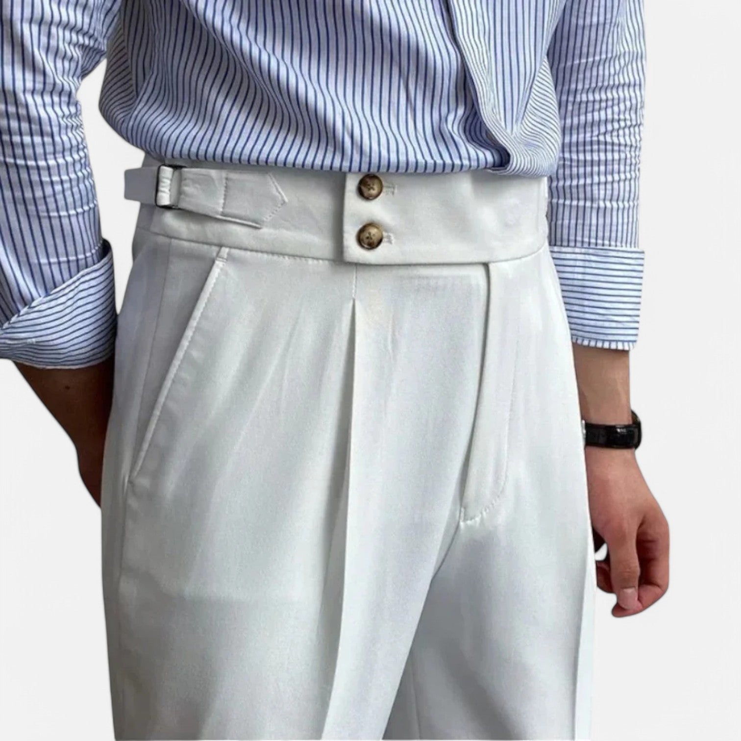 Pantalones de corte alto para hombre