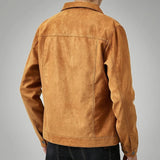Chaqueta casual premium de ante