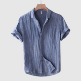 Camisa Clásica de Lino para Hombre – Transpirable, Ligera y Elegante