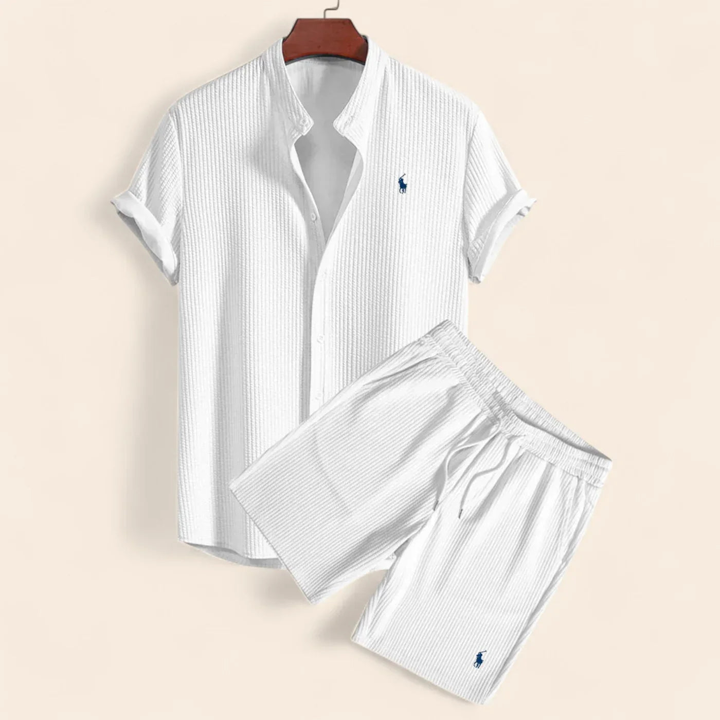 Conjunto de lino de dos piezas