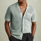 Camisa Polo con Cuello Cubano Amalfi