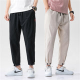 Pantalones ajustados de corte relajado Theo Navarro