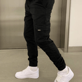 Jogger cargo elástico para hombre