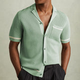 Camisa Polo con Cuello Cubano Amalfi