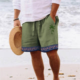 Pantalones cortos de playa estampados para hombre