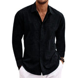 Stev | Camisa de lino de manga larga