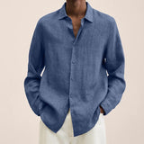 Camisa elegante de lino para hombre