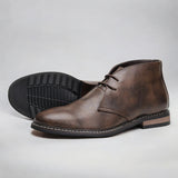 Botas Chukka Retro de Cuero para Hombre