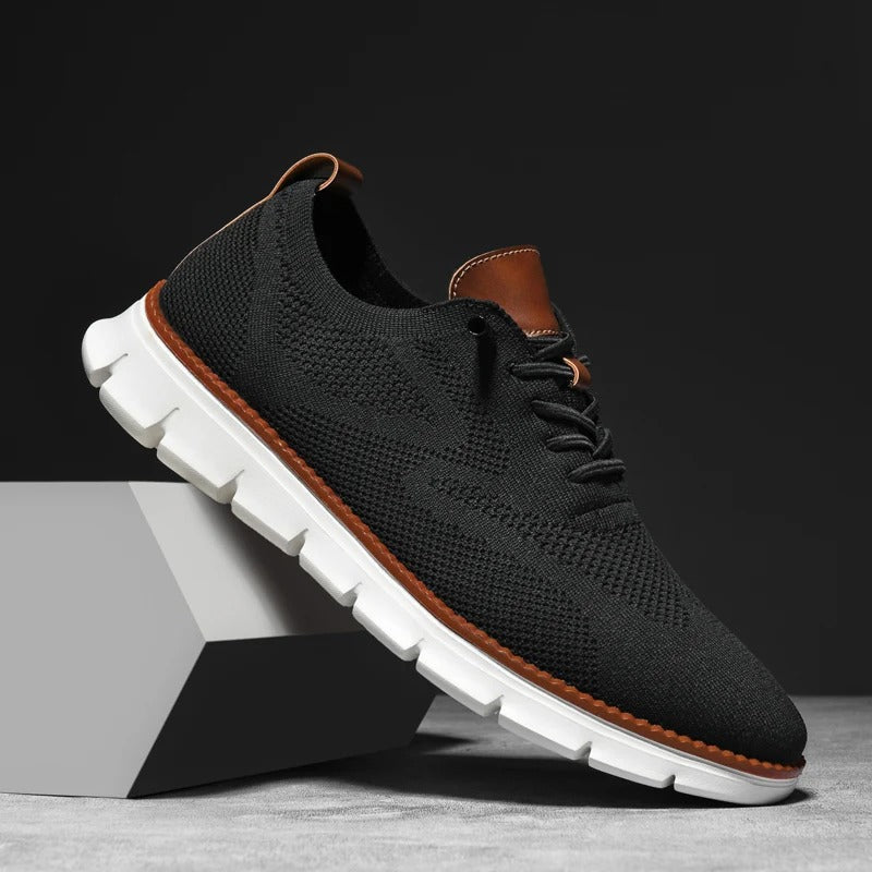 Comfy Max - Zapatos Ortopédicos Cómodos de Punto para Hombres