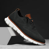 Comfy Max - Zapatos Ortopédicos Cómodos de Punto para Hombres