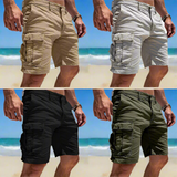 Pantalones cortos cargo para hombre hechos de algodón de alta calidad