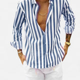 La camisa de verano a rayas Vittorio