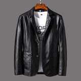Chaqueta de cuero clásica