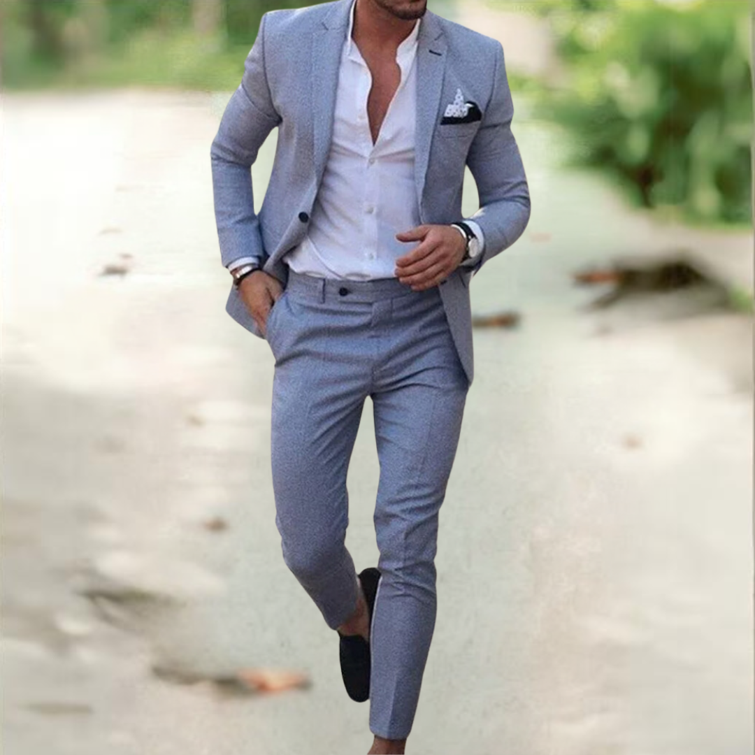 Elegante Traje de Lino para Hombre