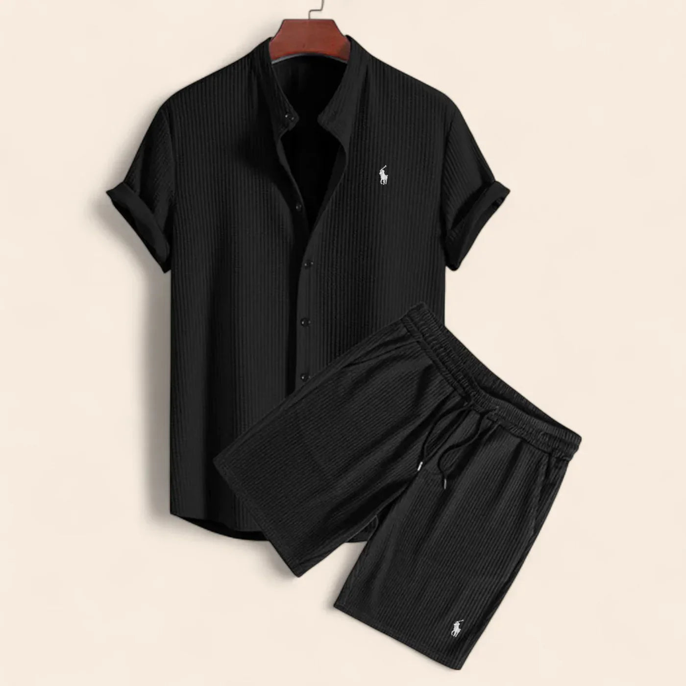 Conjunto de lino de dos piezas