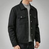 Chaqueta casual premium de ante