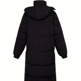 Chaqueta de invierno larga acolchada para hombre