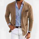 Blazer de punto transpirable para verano