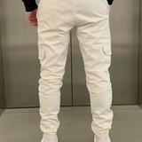 Jogger cargo elástico para hombre