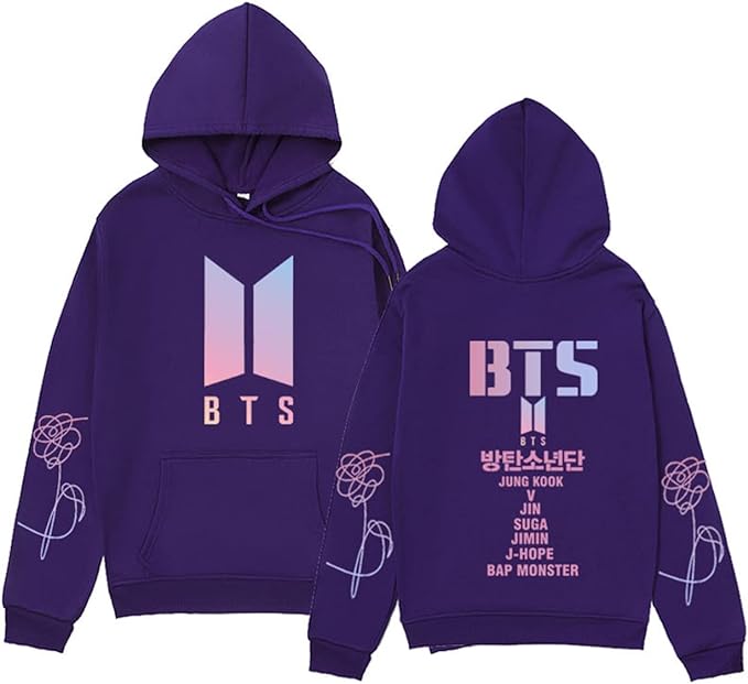 Sudadera con capucha unisex BTS