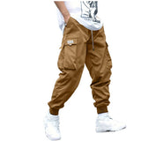 Joggers cargo para hombre con múltiples bolsillos