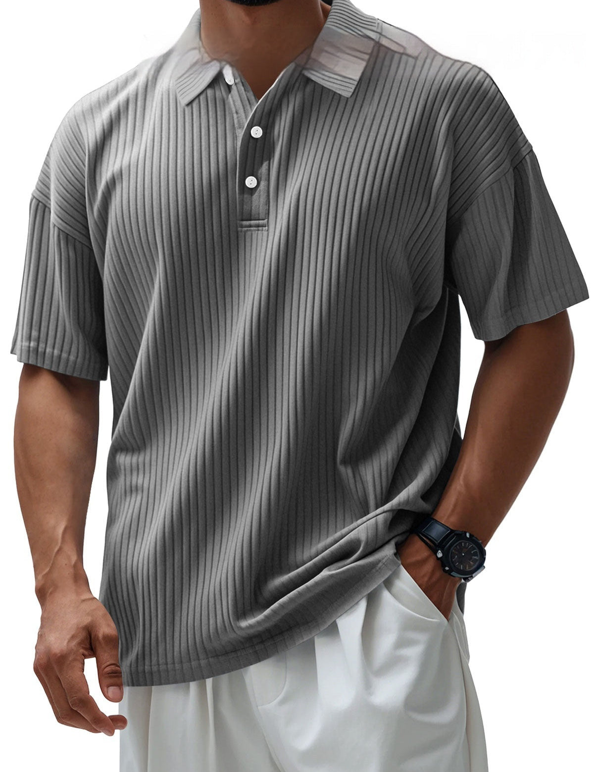 Camiseta Polo de Moda para Hombre con Estampado
