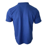 Polo de hombre con cuello en V, solapa tipo waffle y manga corta