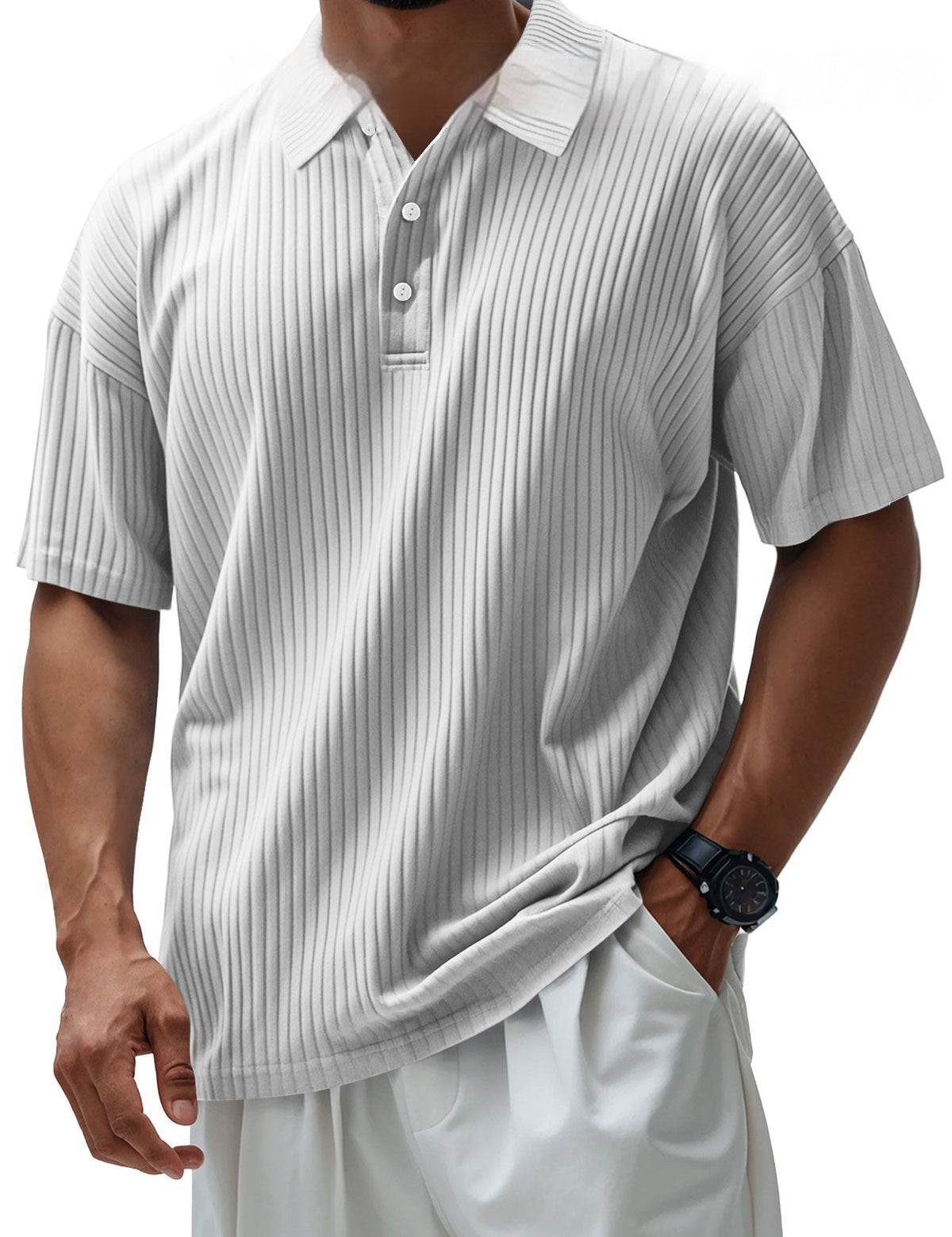 Camiseta Polo de Moda para Hombre con Estampado