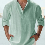 Camisa Clásica de Lino para Hombre