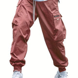 Joggers cargo para hombre con múltiples bolsillos