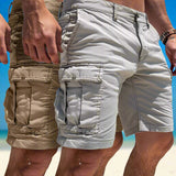 Pantalones cortos cargo para hombre hechos de algodón de alta calidad