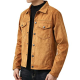 Chaqueta casual premium de ante