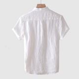 Camisa Clásica de Lino para Hombre – Transpirable, Ligera y Elegante