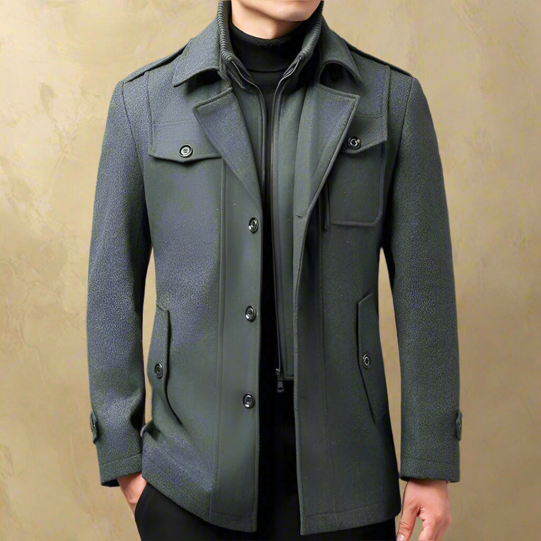 Abrigo Trench Massimo Adriano