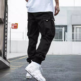 Joggers cargo para hombre con múltiples bolsillos