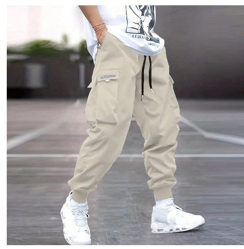 Joggers cargo para hombre con múltiples bolsillos