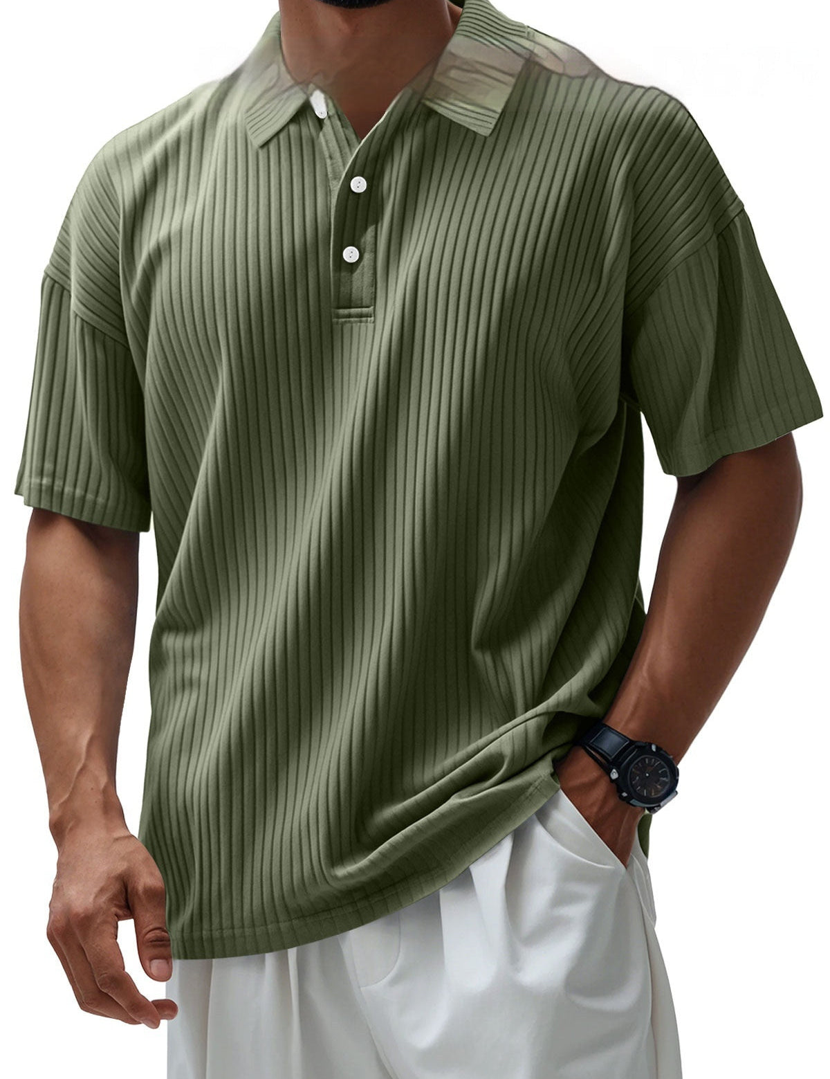 Camiseta Polo de Moda para Hombre con Estampado