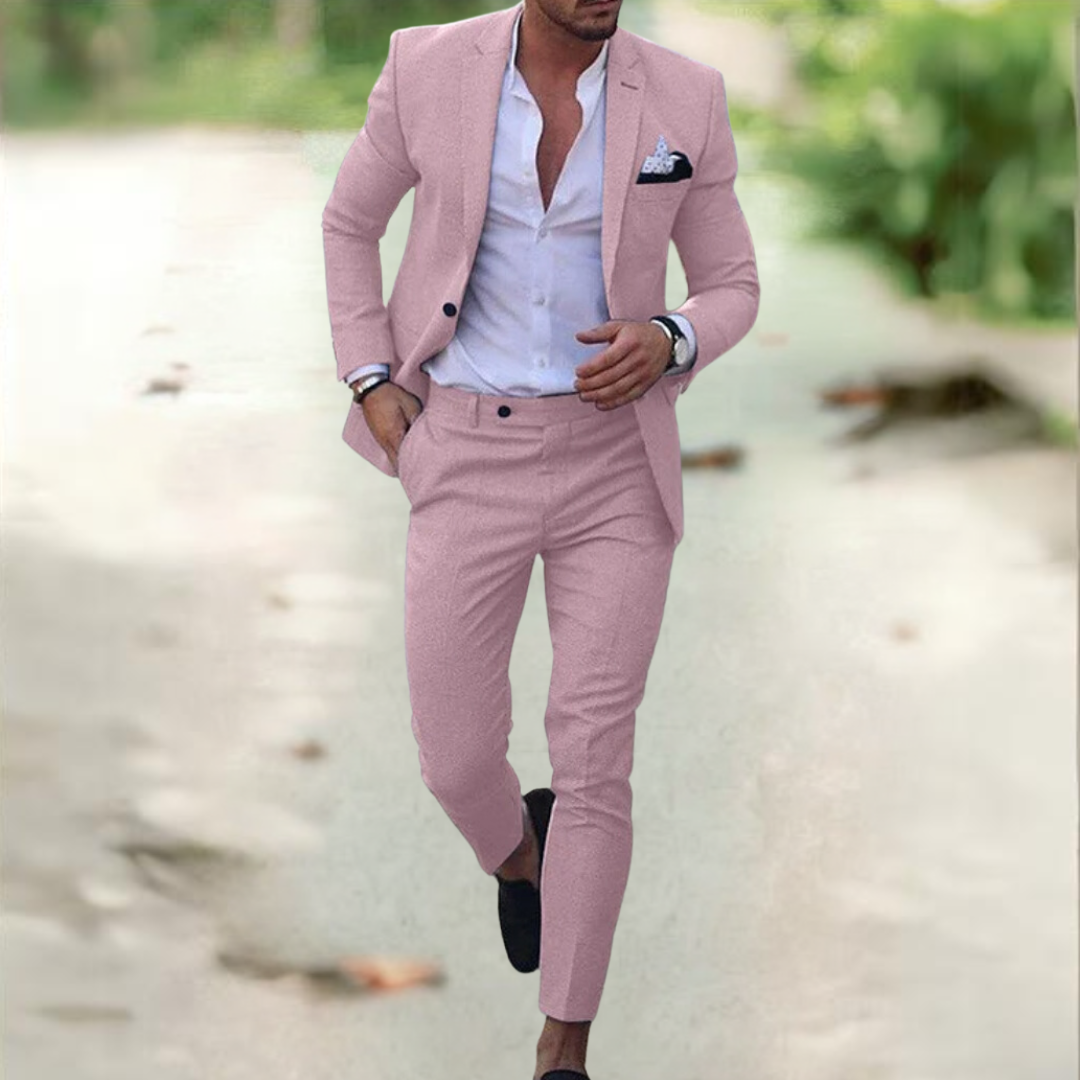 Elegante Traje de Lino para Hombre