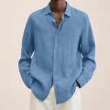 Camisa elegante de lino para hombre