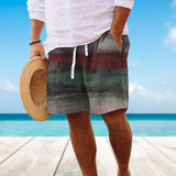 Pantalones cortos de playa estampados para hombre