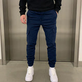 Jogger cargo elástico para hombre