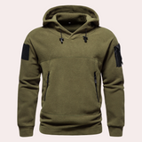 Sudadera táctica de forro polar con múltiples bolsillos