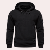 Sudadera táctica de forro polar con múltiples bolsillos