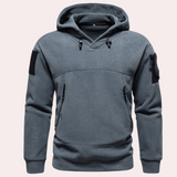 Sudadera táctica de forro polar con múltiples bolsillos