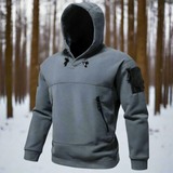Sudadera táctica de forro polar con múltiples bolsillos